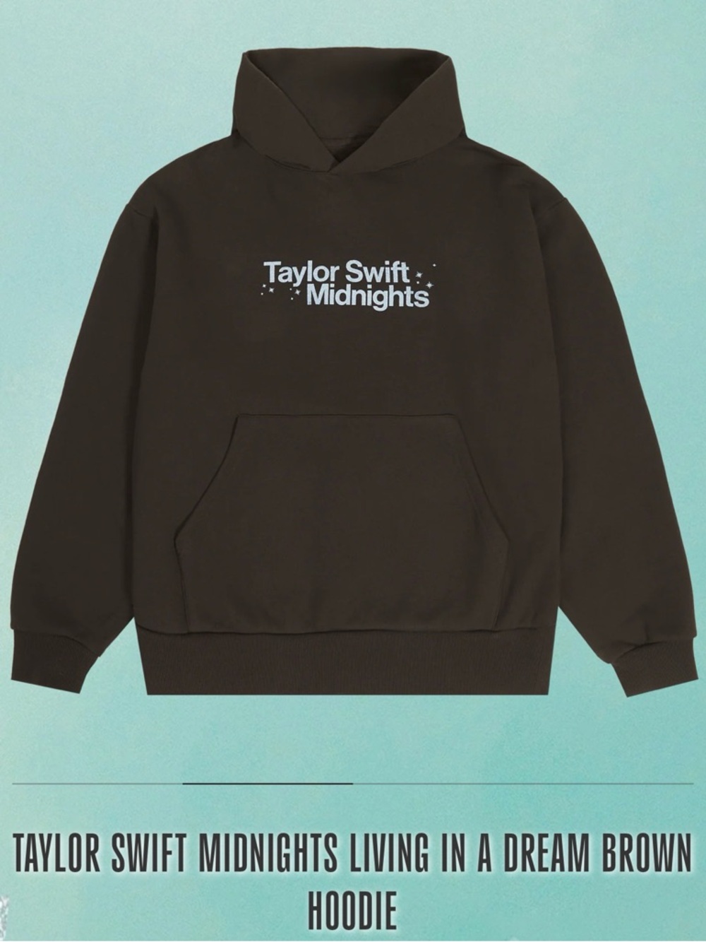 Taylor Swift 'Midnights' Brown Hoodie